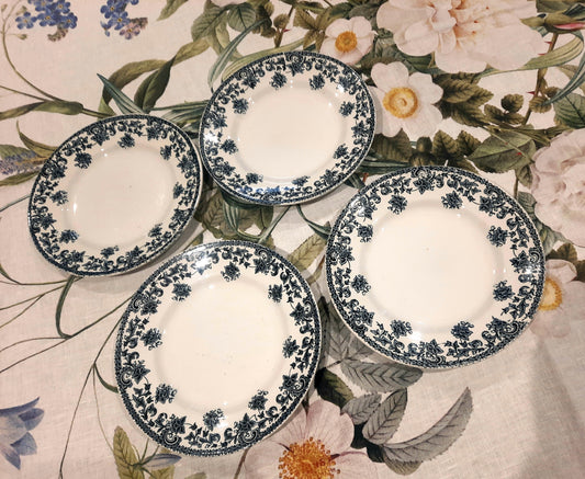 Conjunto de 4 Pratos Rasos Saint-Amand – Modelo Jane – Terre de Fer