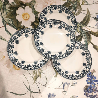 Juego de 4 platos llanos Saint-Amand – Modelo Jane – Terre de Fer
