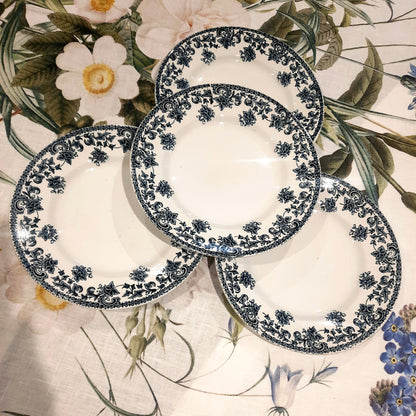 Juego de 4 platos llanos Saint-Amand – Modelo Jane – Terre de Fer
