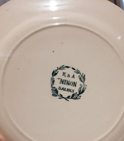 Juego de 6 platos de postre Ninon Salins – Terre de Fer – Elegancia y autenticidad