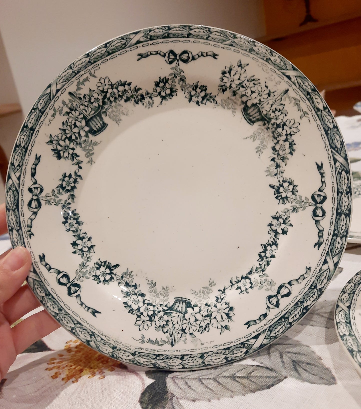 Juego de 6 platos de postre Ninon Salins – Terre de Fer – Elegancia y autenticidad