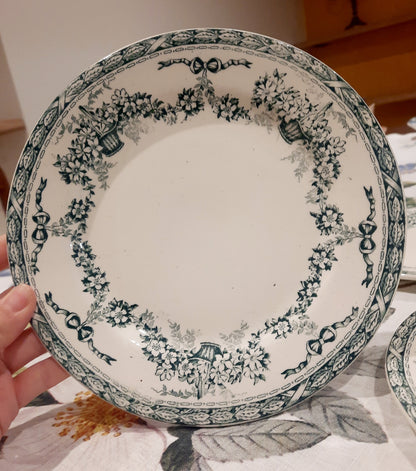 Juego de 6 platos de postre Ninon Salins – Terre de Fer – Elegancia y autenticidad