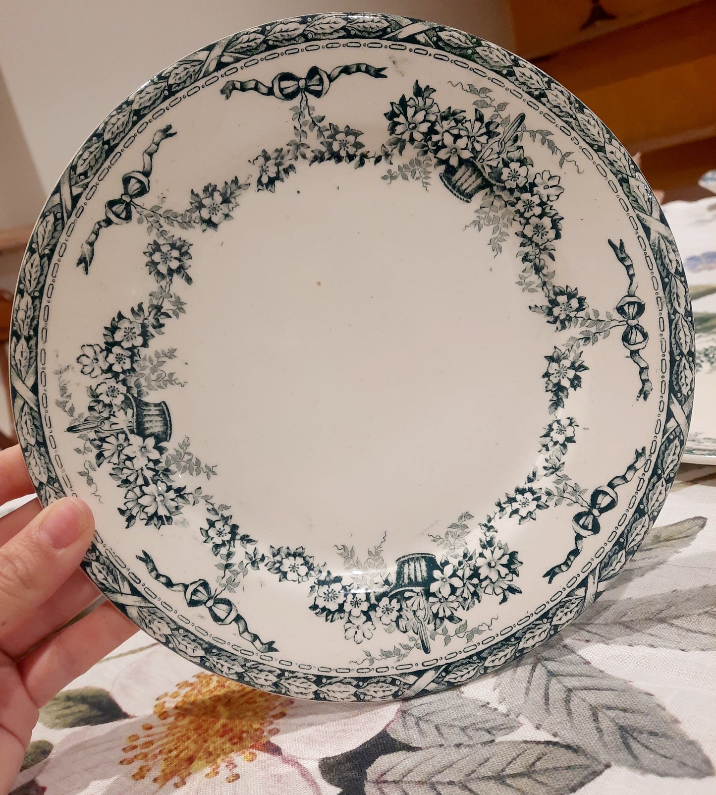 Juego de 6 platos de postre Ninon Salins – Terre de Fer – Elegancia y autenticidad