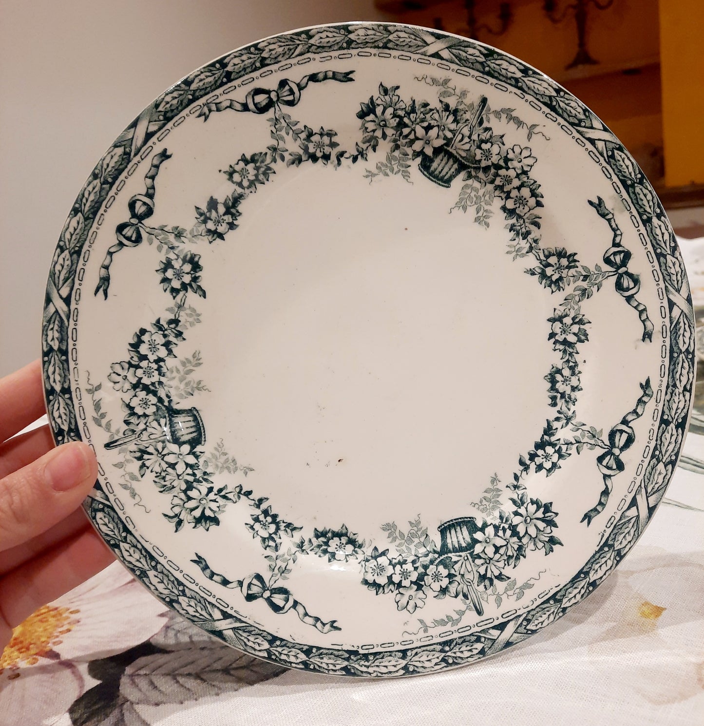 Juego de 6 platos de postre Ninon Salins – Terre de Fer – Elegancia y autenticidad