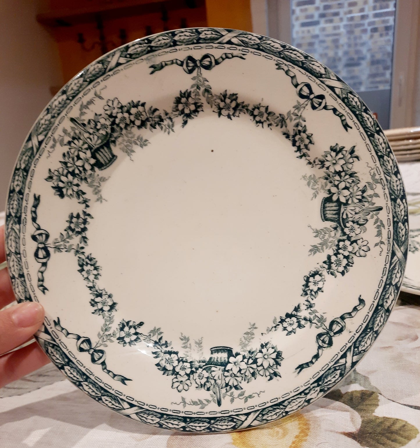 Juego de 6 platos de postre Ninon Salins – Terre de Fer – Elegancia y autenticidad