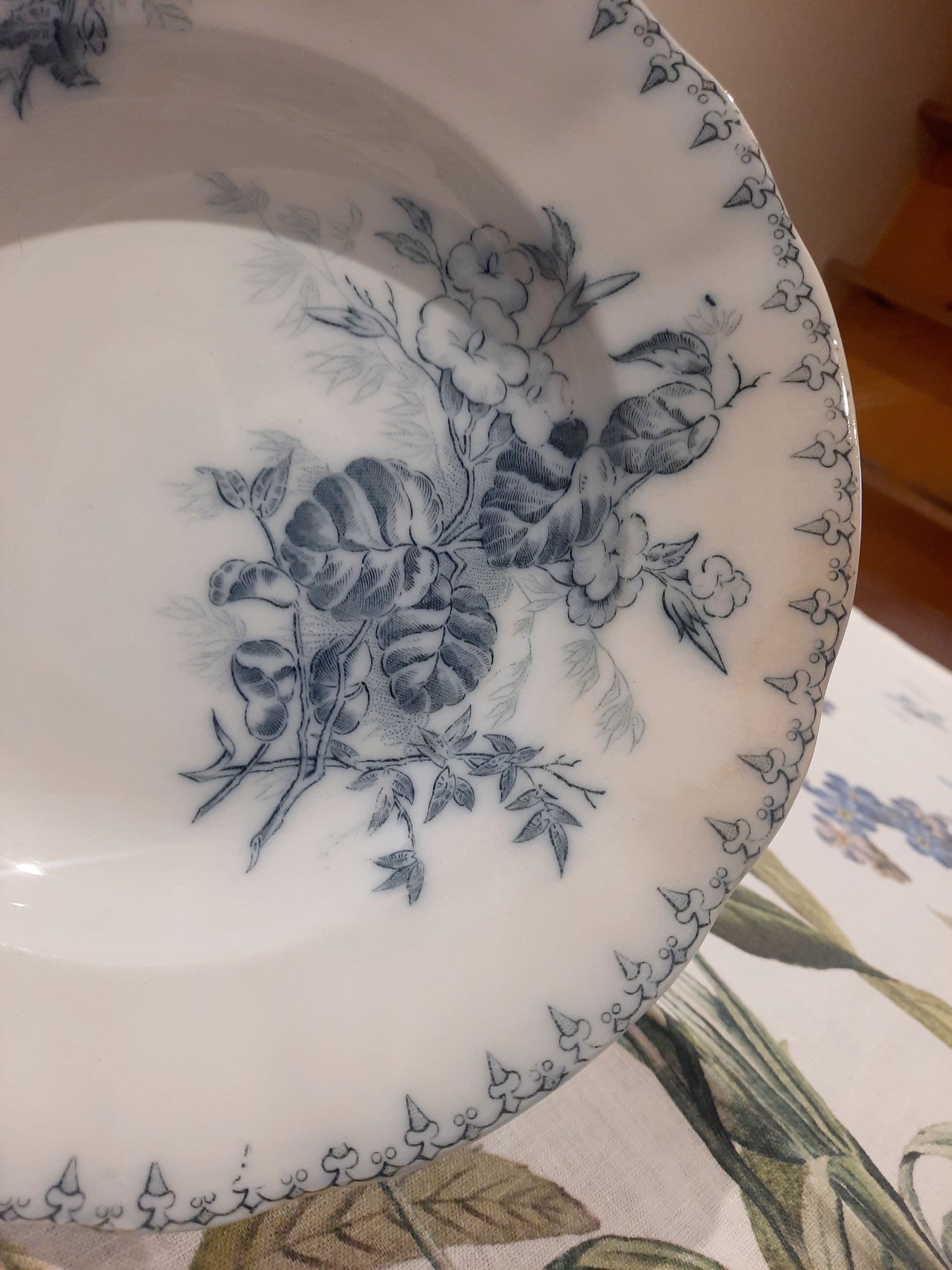 Lot de 2 Assiettes Creuses "Flore" – U&C Sarreguemines