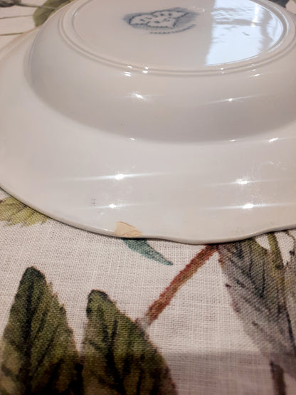 Lot de 2 Assiettes Creuses "Flore" – U&C Sarreguemines