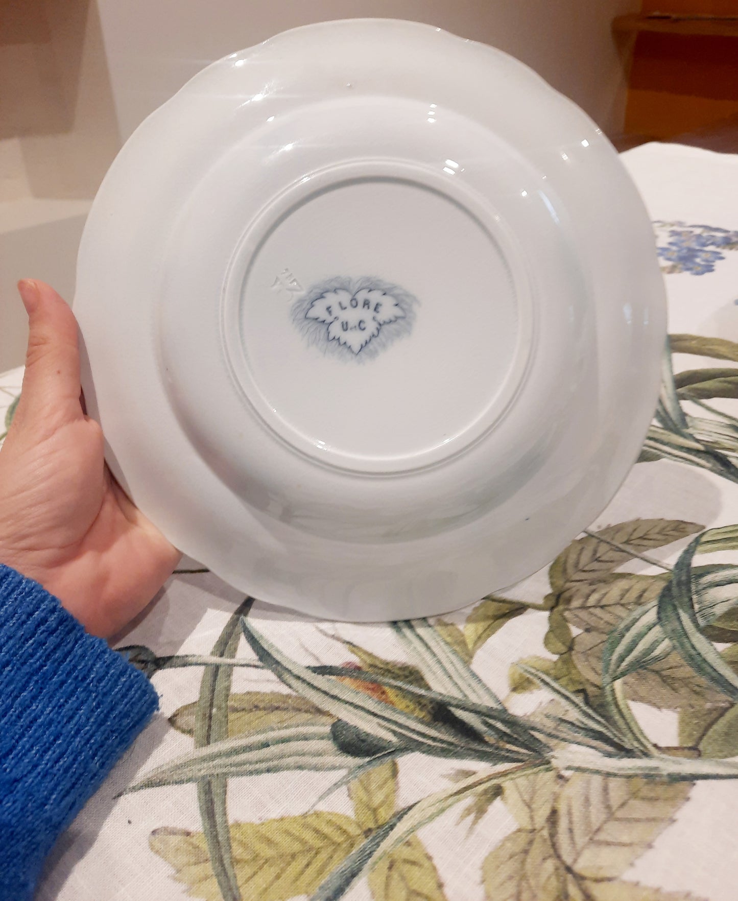 Lot de 2 Assiettes Creuses "Flore" – U&C Sarreguemines