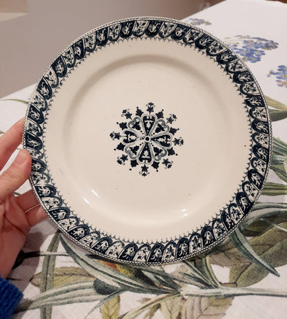 Assiette Plate Henri II – Salins Terre de Fer