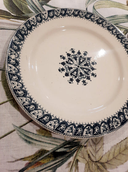 Assiette Plate Henri II – Salins Terre de Fer