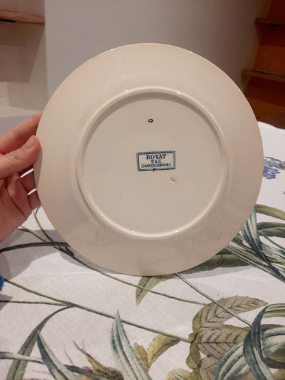 Plato llano “Royat” – U&amp;C Sarreguemines