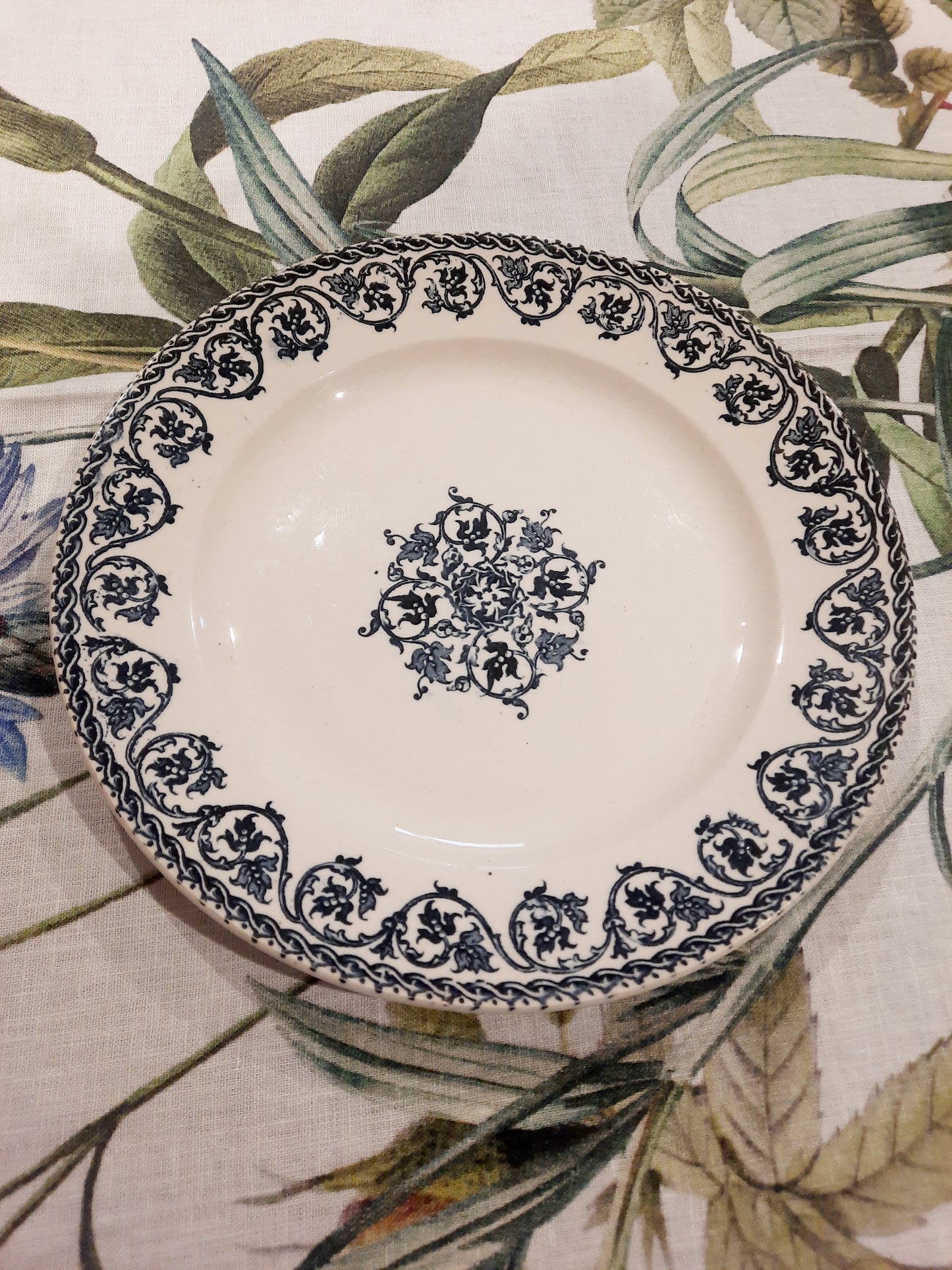 Assiette Plate Henri II – Salins Terre de Fer