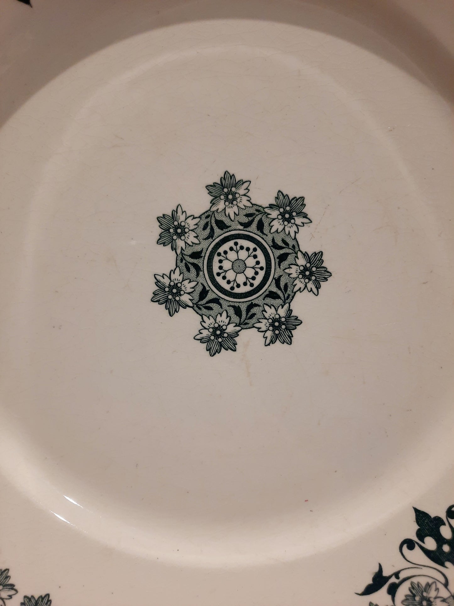 Assiette Plate "Dahomey" – Sarreguemines & Digoin