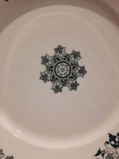Assiette Plate "Dahomey" – Sarreguemines & Digoin