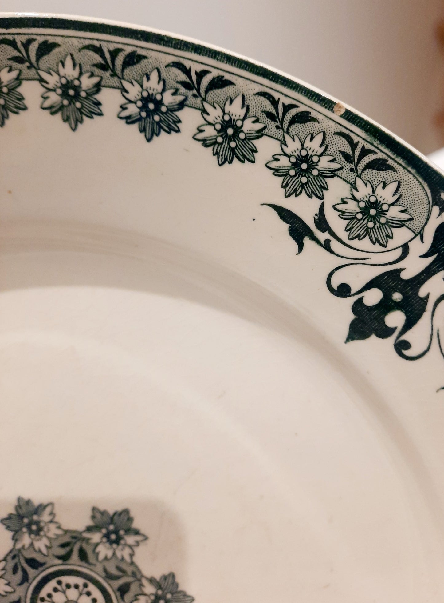 Assiette Plate "Dahomey" – Sarreguemines & Digoin