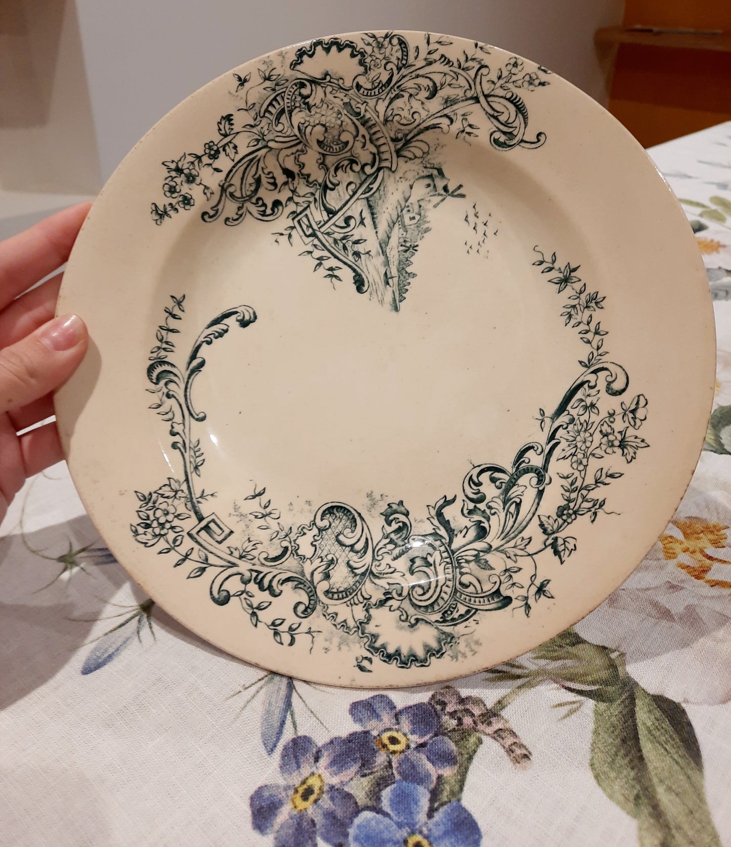 Assiette à Soupe "Louis XV" – Salins Terre de Fer
