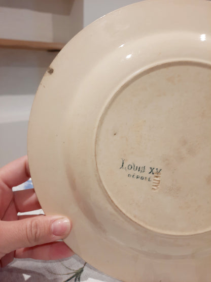 Assiette à Soupe "Louis XV" – Salins Terre de Fer
