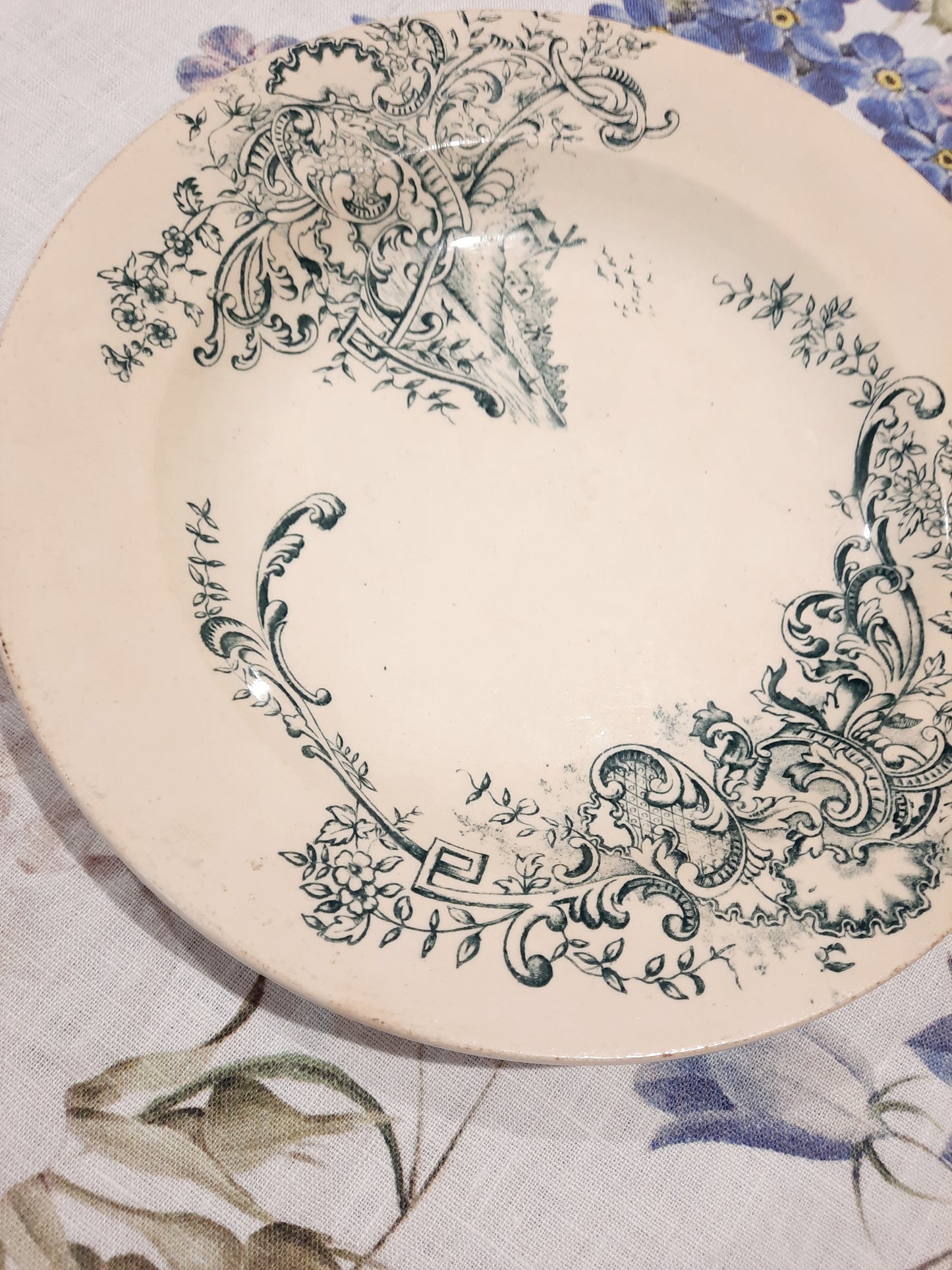 Assiette à Soupe "Louis XV" – Salins Terre de Fer