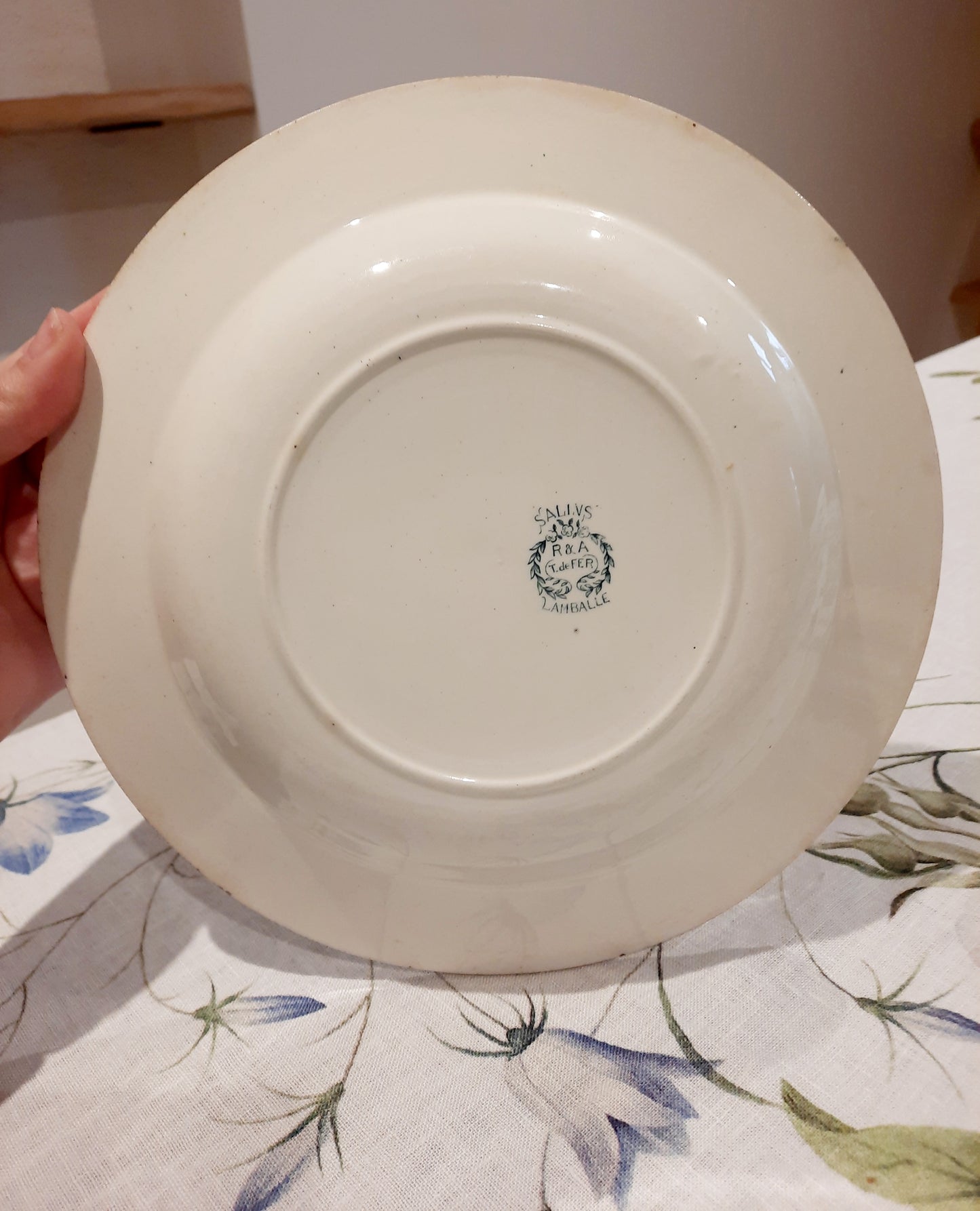 Assiette à Soupe "Lamballe" – R&A Terre de Fer