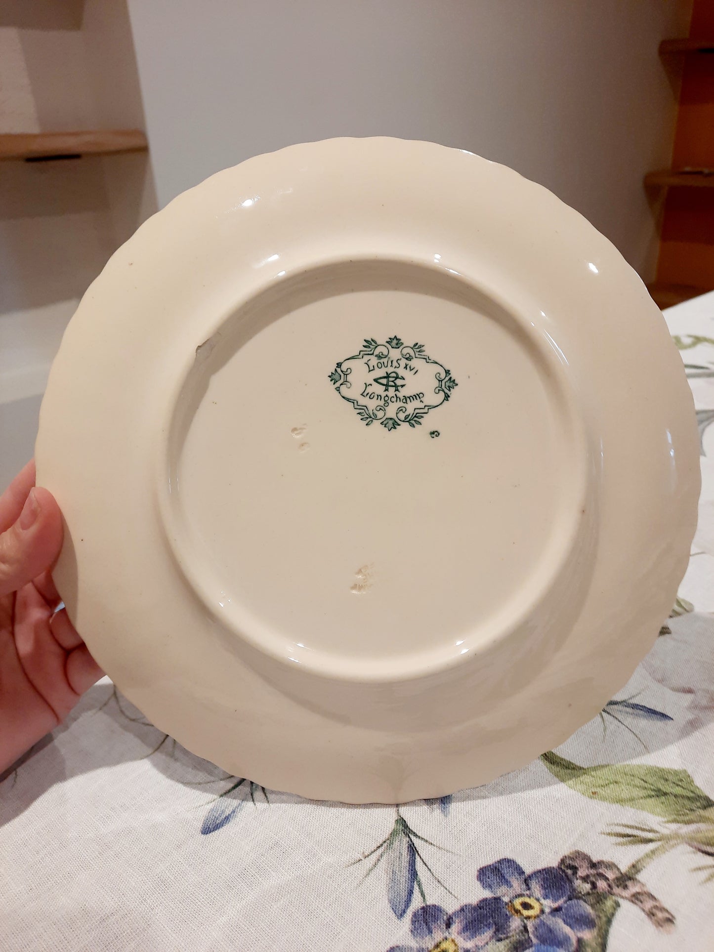 Plato llano "Luis XVI" – Longchamp Terre de Fer