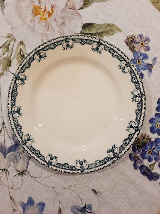 Assiette Plate "Harmentier" – Salins Terre de Fer