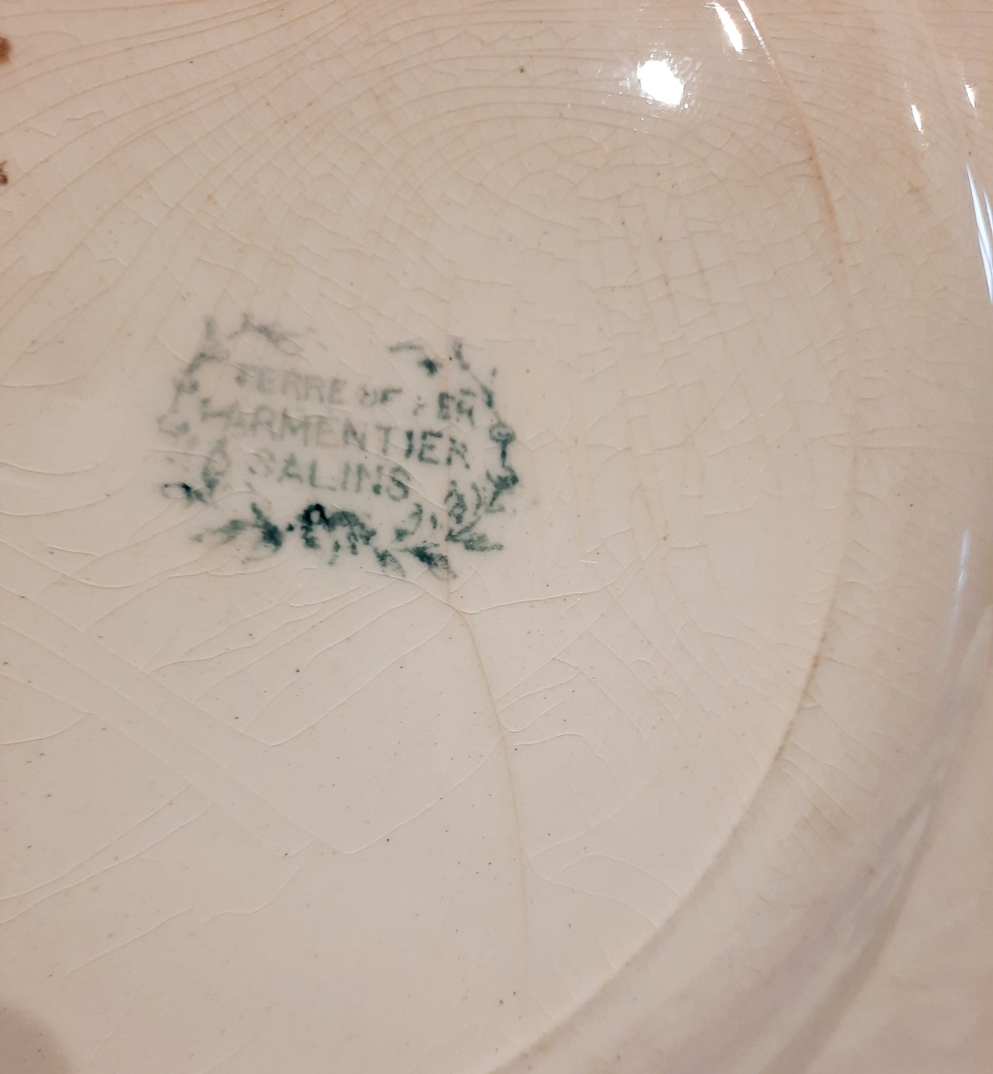 Assiette Plate "Harmentier" – Salins Terre de Fer
