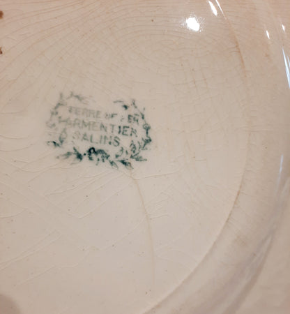 Assiette Plate "Harmentier" – Salins Terre de Fer