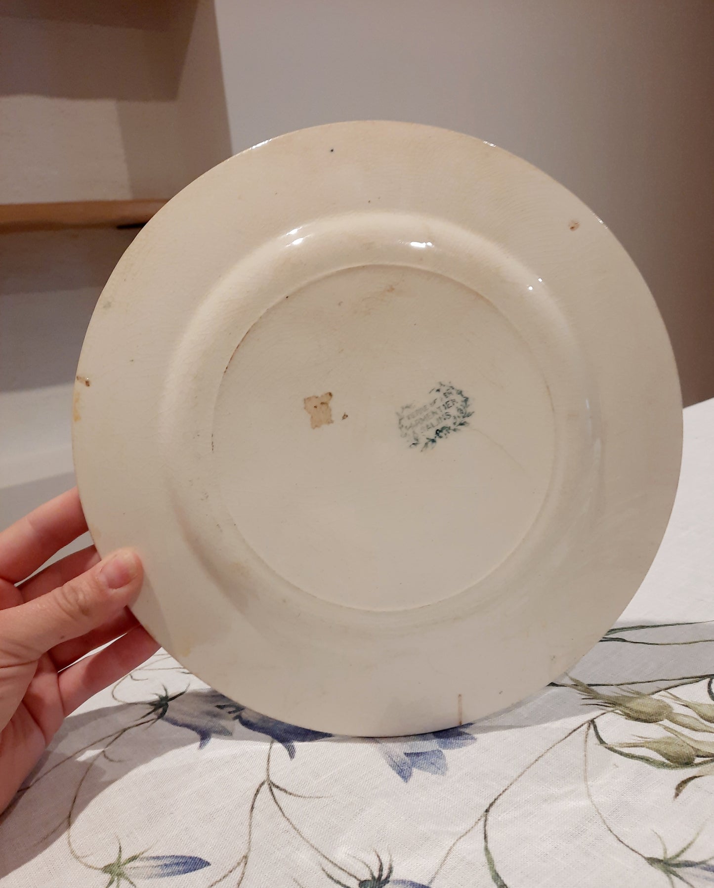 Assiette Plate "Harmentier" – Salins Terre de Fer