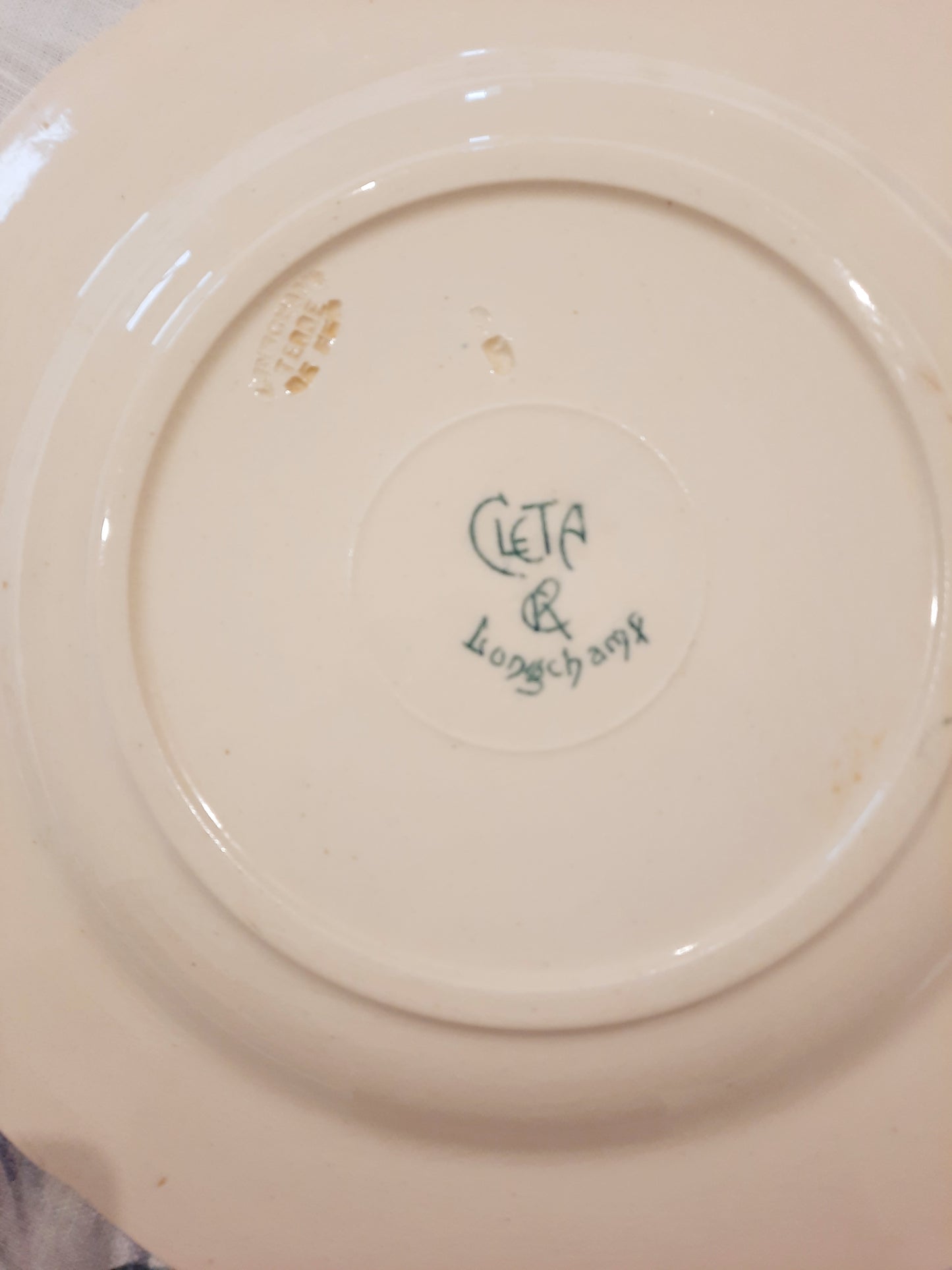 Assiette Plate "Cleta" – Longchamp Terre de Fer