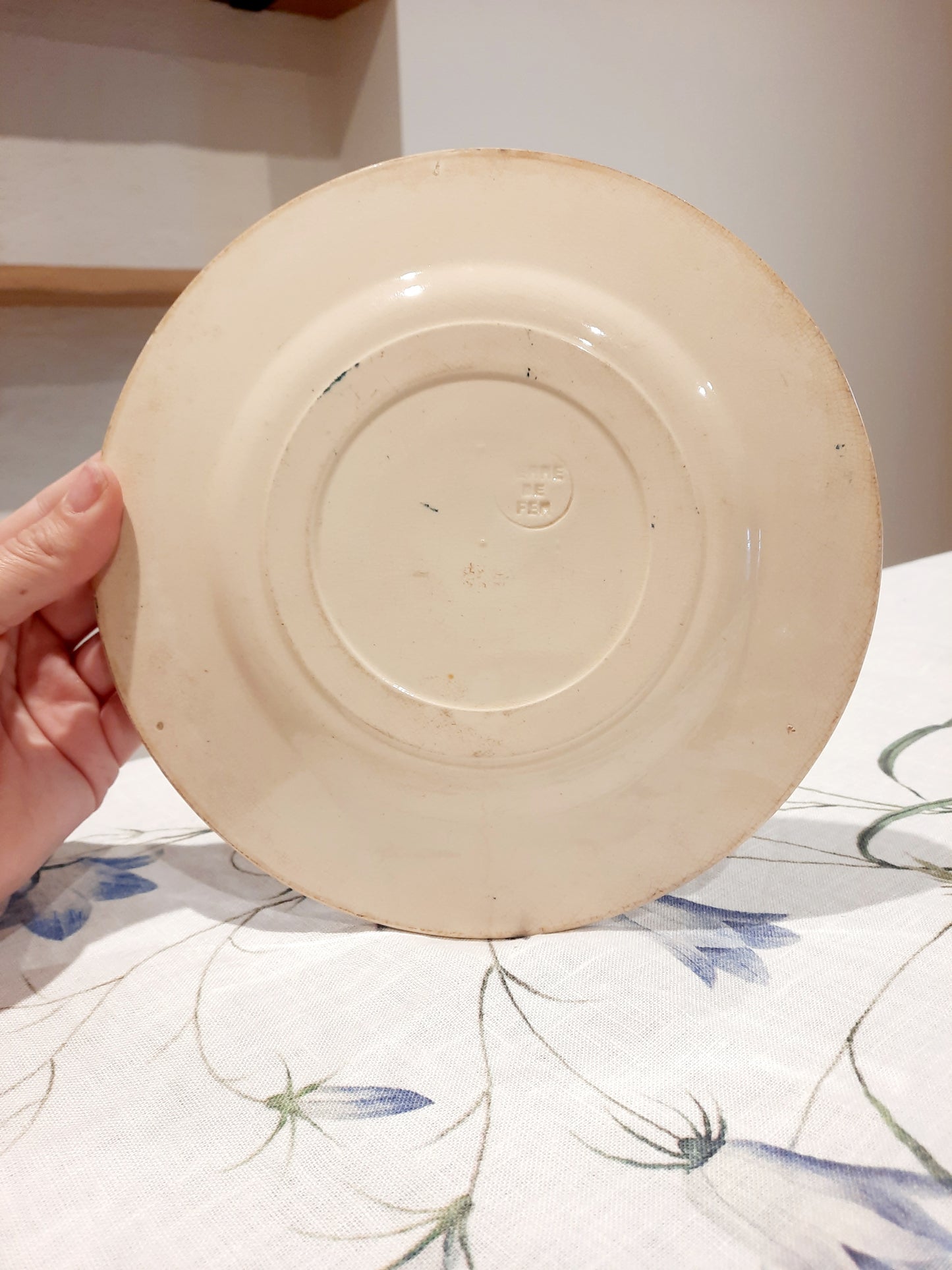2 Assiettes à Dessert en Terre de Fer