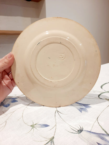 2 Assiettes à Dessert en Terre de Fer