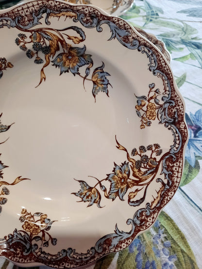 Service de 6 assiettes creuses Salins "Chevreuse"