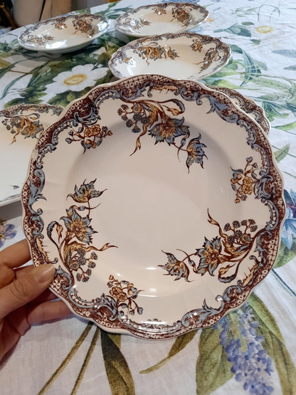 Service de 12 assiettes Salins "Chevreuse" !