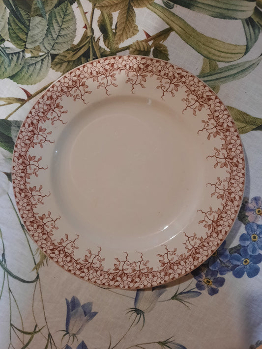Plat rond Sarreguemines "Florine"