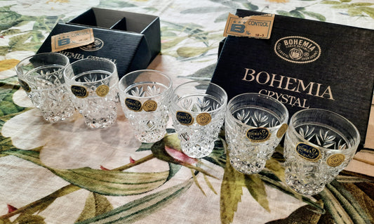 Set de 6 shooters Bohemia Cristal