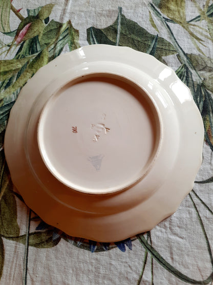 Lot de 6 assiettes plates  – Manufacture Waechtersbach, XIXe siècle
