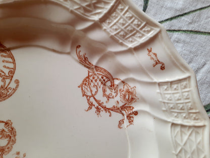 Lot de 6 assiettes plates  – Manufacture Waechtersbach, XIXe siècle