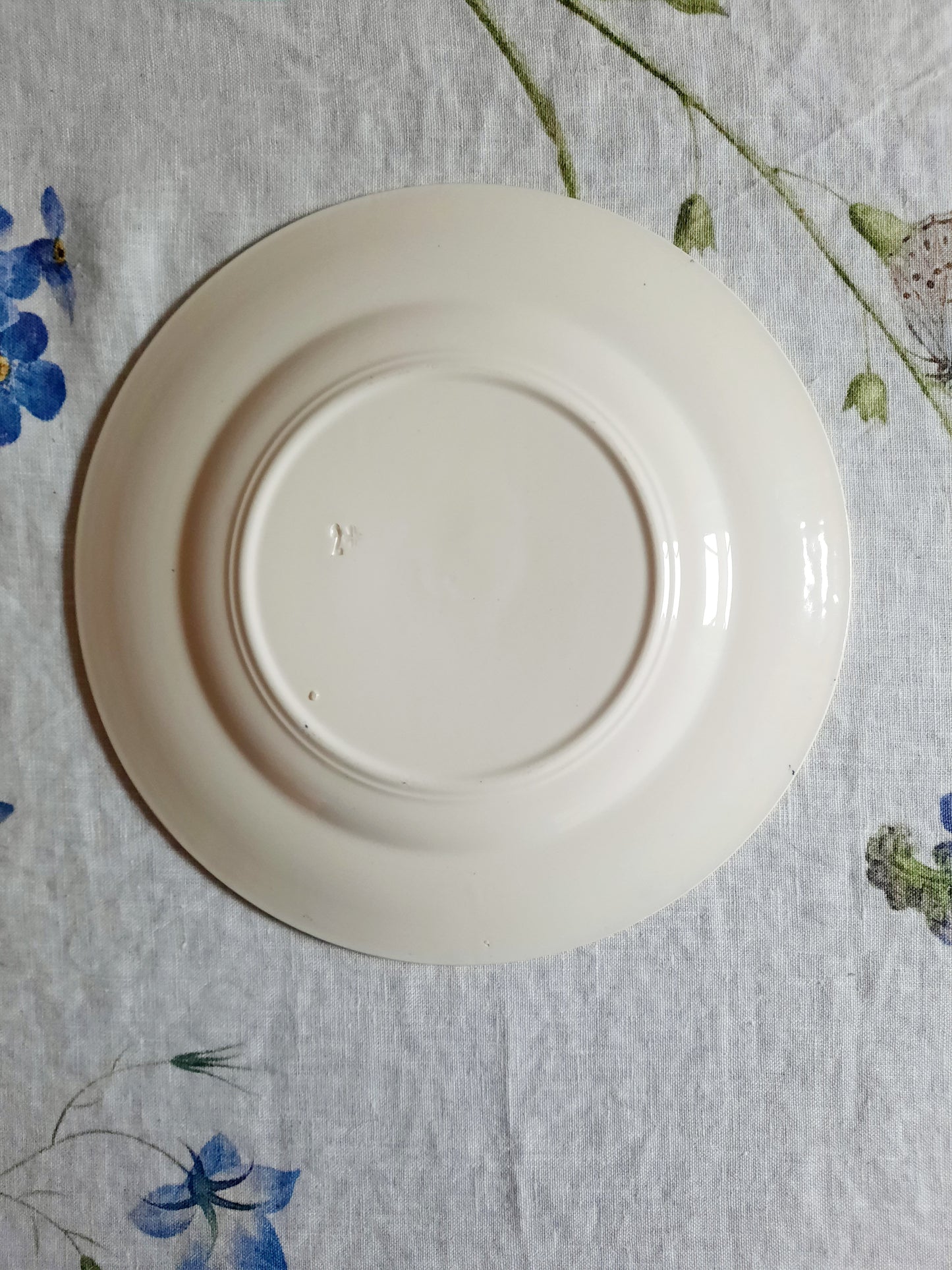 4 assiettes plates Lunéville K&G Rouen – XIXe siècle