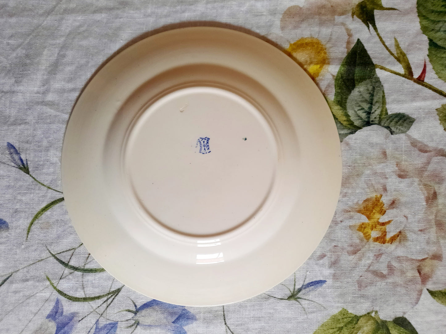 Élégance classique – Lot de 6 assiettes plates Lunéville K&G Rouen – XIXe siècle