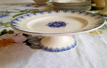 Plat à tarte Lunéville K&G Rouen – XIXe siècle