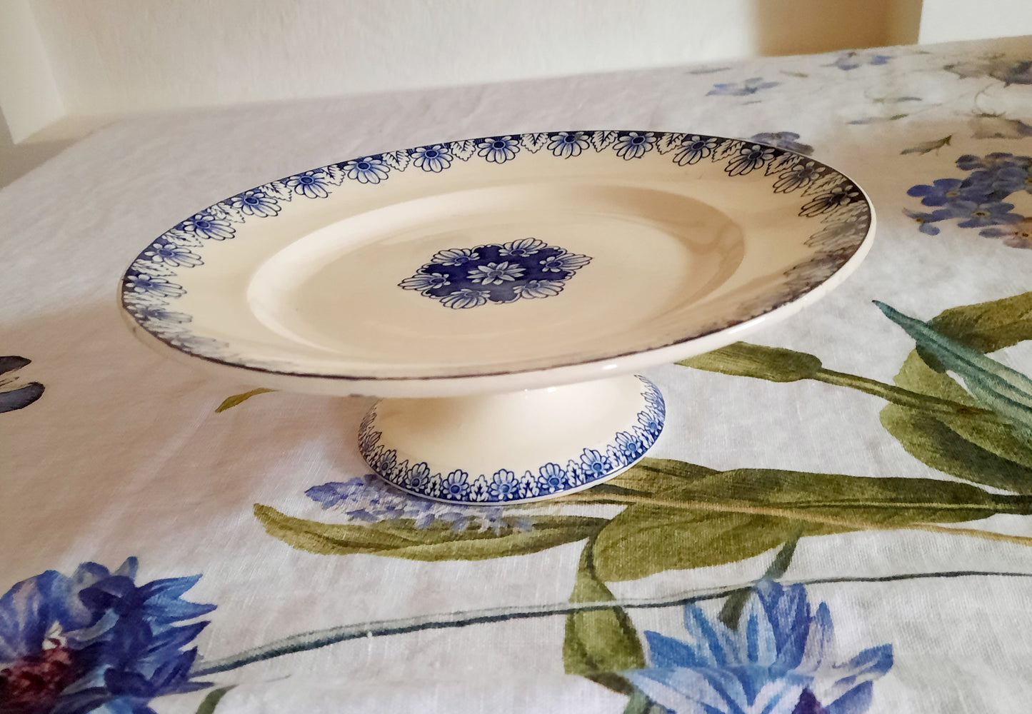 Plat à tarte Lunéville K&G Rouen – XIXe siècle