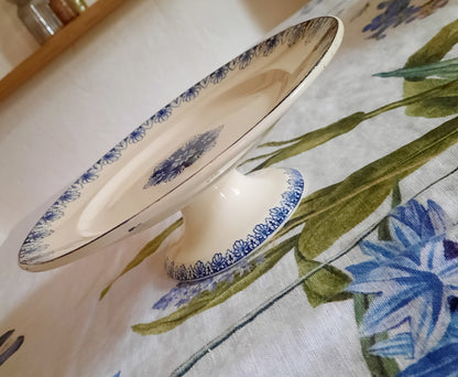 Plat à tarte Lunéville K&G Rouen – XIXe siècle