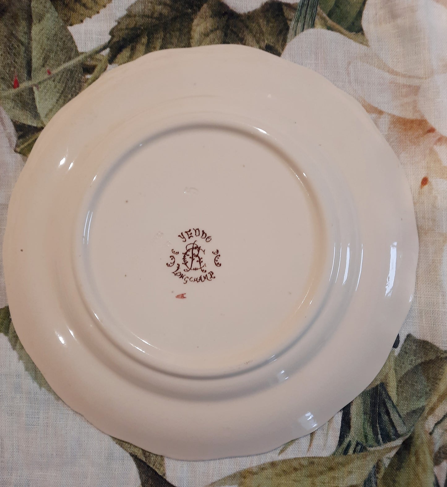 Lot de 8 assiettes à dessert Longchamp