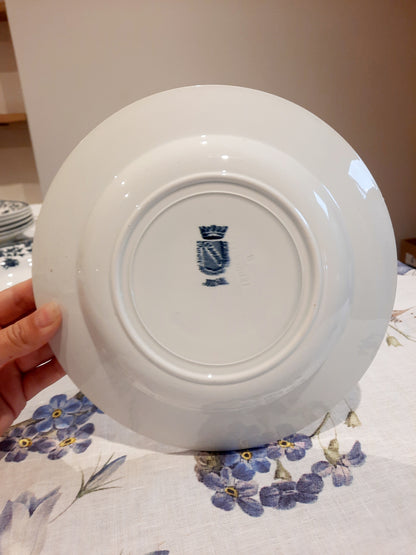 Lot de 8 assiettes creuses St Amand