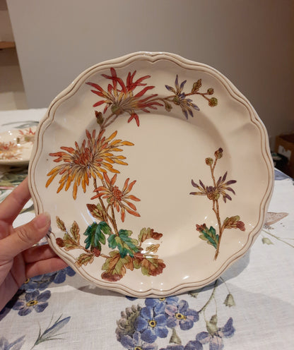 Lot de 4 assiettes creuses en Terre de Fer
