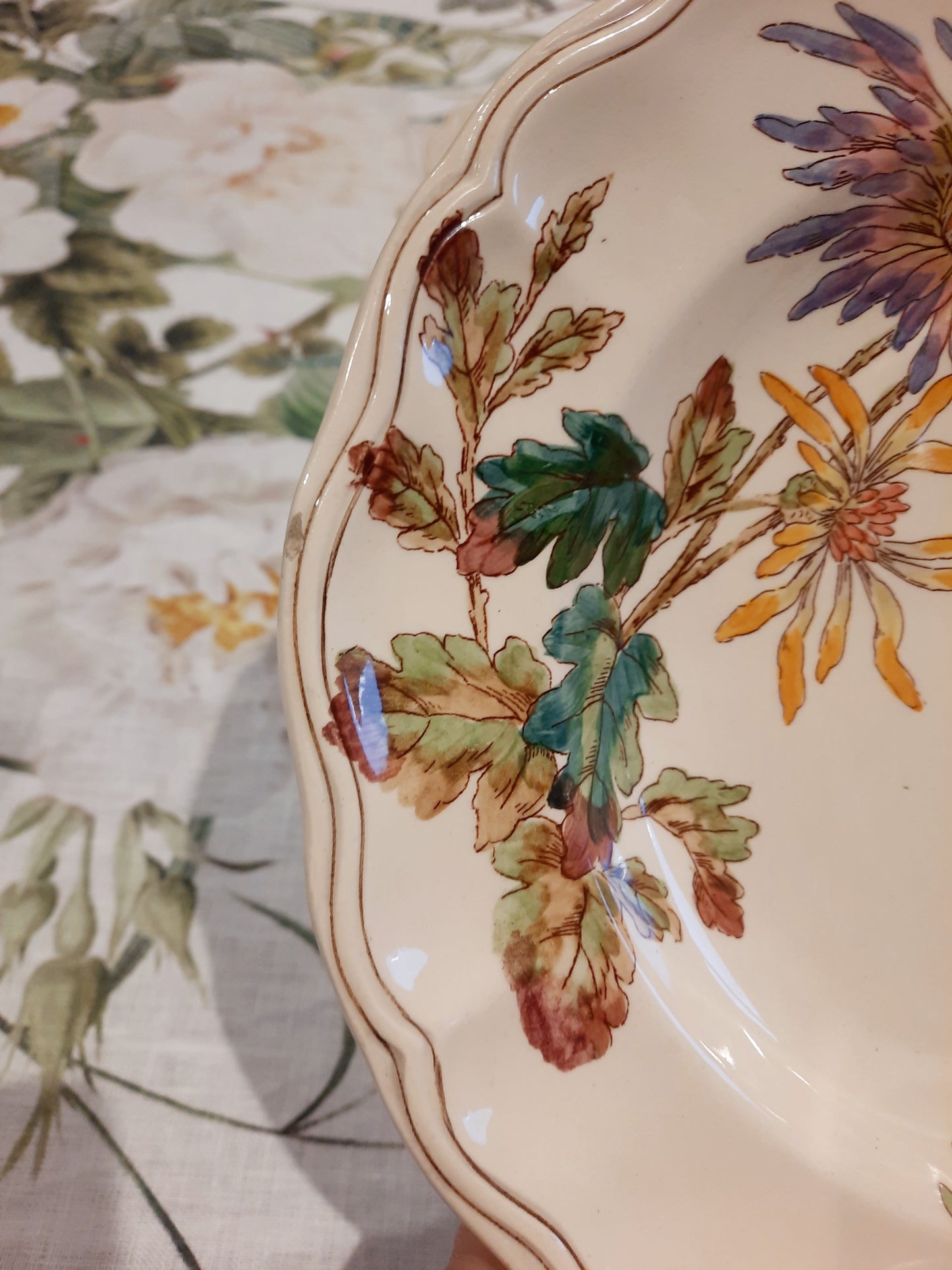Lot de 4 assiettes creuses en Terre de Fer