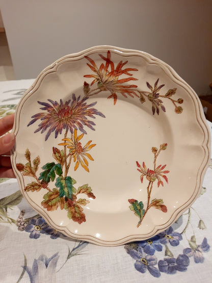 Lot de 4 assiettes creuses en Terre de Fer