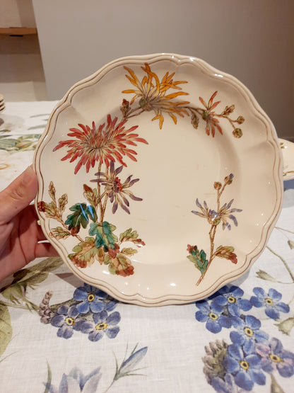 Lot de 4 assiettes creuses en Terre de Fer