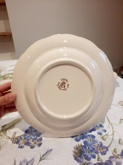Lot de 4 assiettes creuses en Terre de Fer