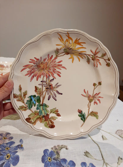 Lot de 6 assiettes plates en Terre de Fer